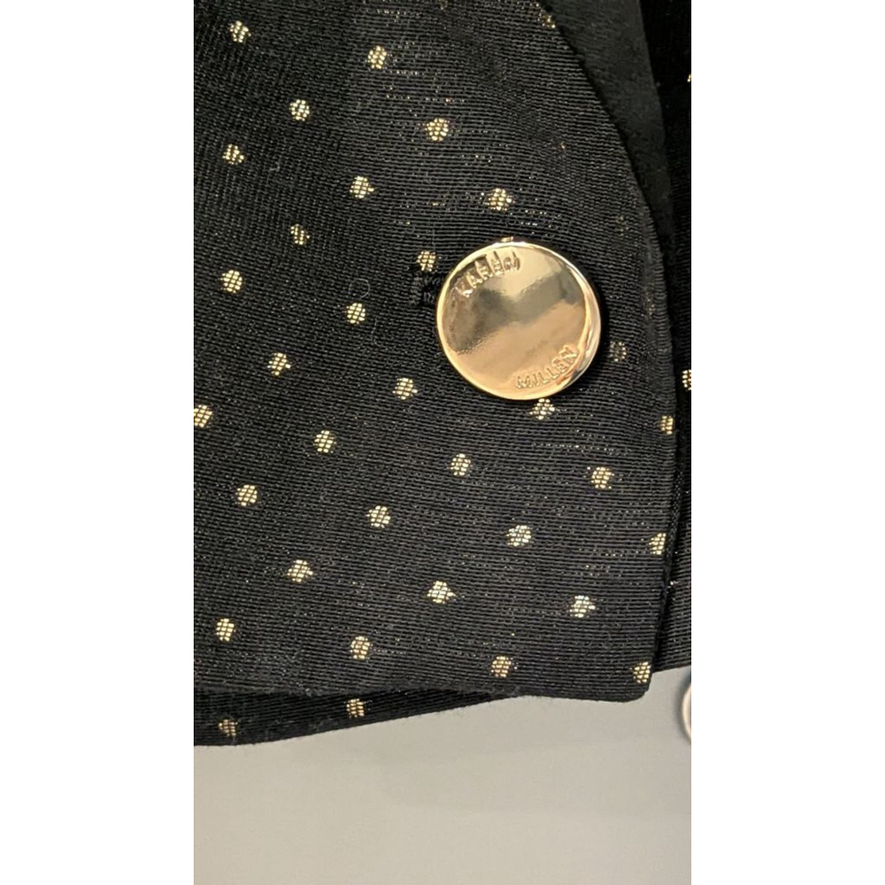 Women's Karen Millen Black & Gold Polka Dot Cropped Blazer US 4 - Picture 5 of 15